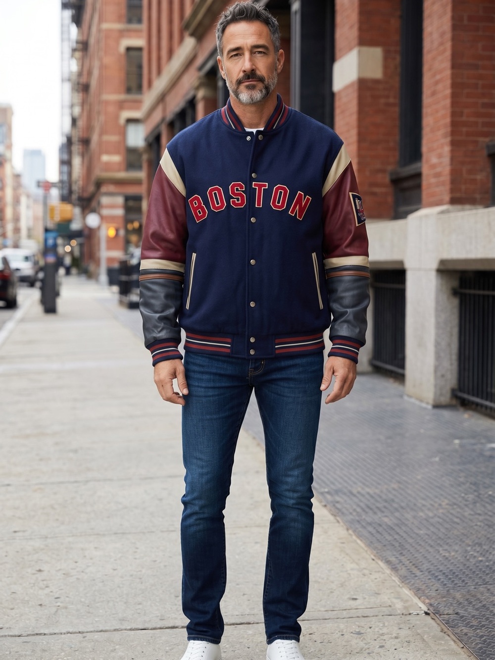 Boston Red Sox 1967 World Series Navy Team Jacket